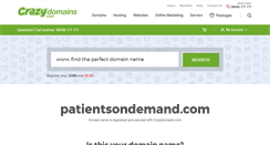 Desktop Screenshot of patientsondemand.com
